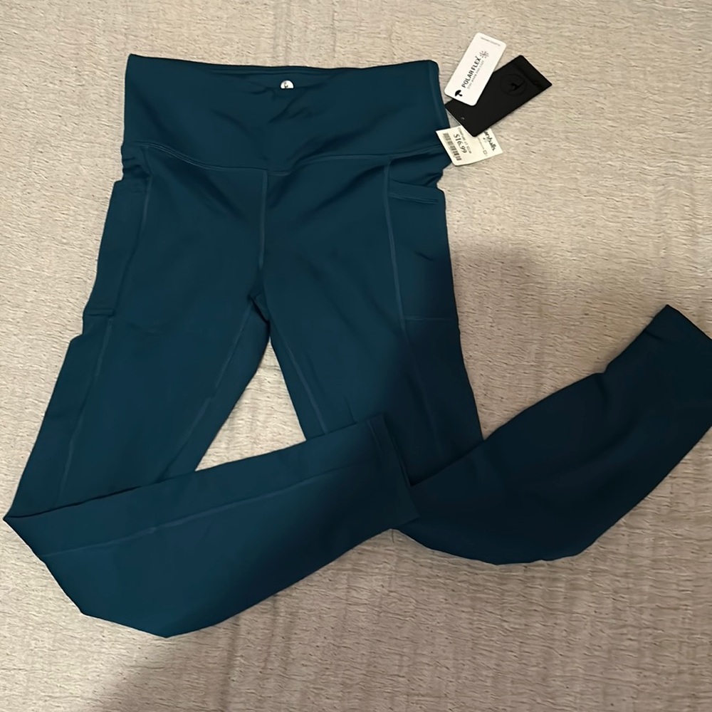 90 degree by reflex green spandex (Medium)